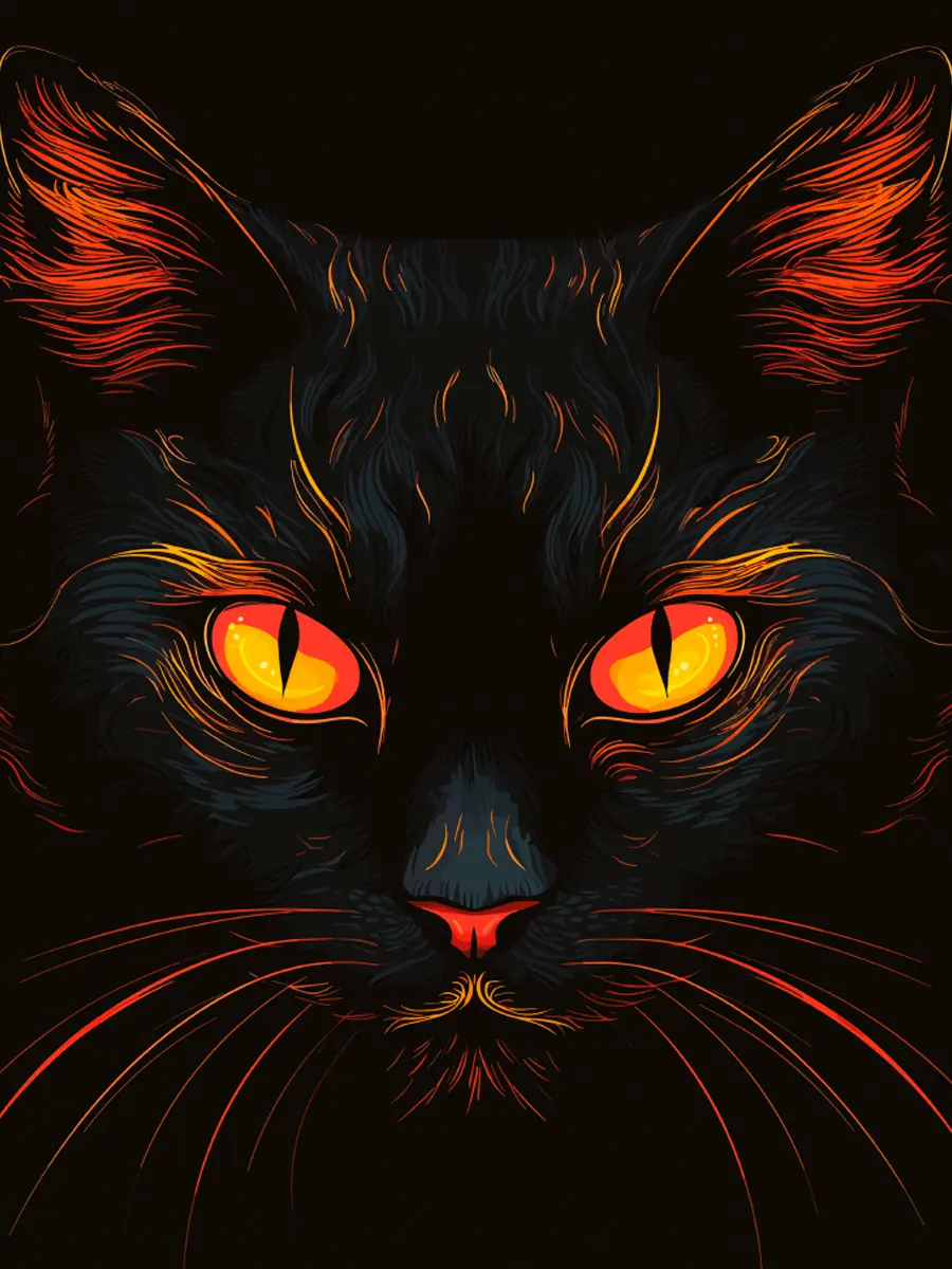 Чёрный кот