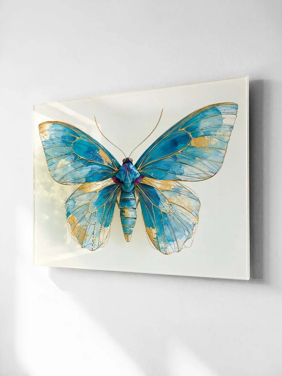 Голубая бабочка
