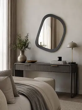Зеркало в раме "Гармония", 40х50 см, Графит